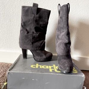 Heeled Cuff Boots